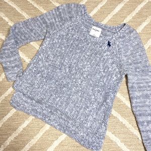 Abercrombie kids grey sweater Size L